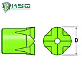 Высокая эффективность 45mm 2" буровые наконечники CNC крестообразных долот H25 стальные